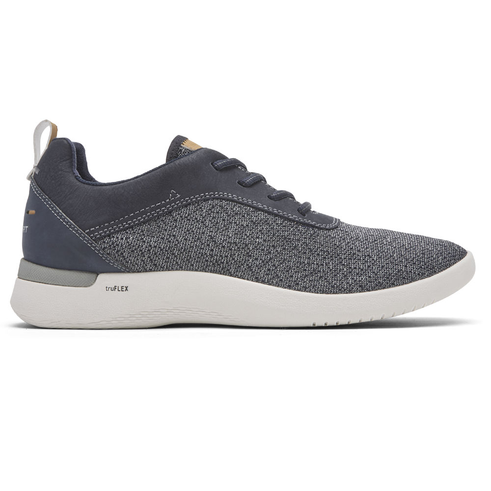 Rockport Joggesko Herre Blå - Truflex Fly Plain Toe - CPXE57630